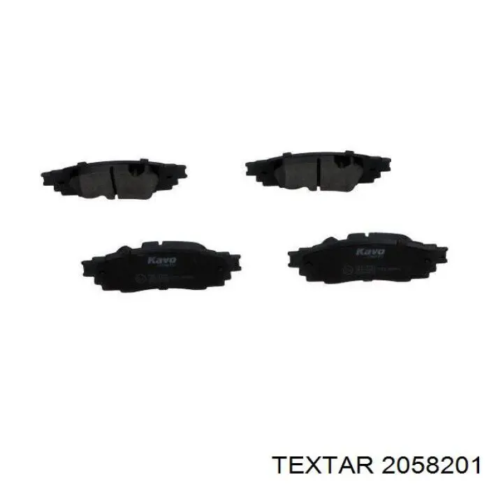 Задні гальмівні колодки Textar 2058201 ціна, від 35.03 USD
