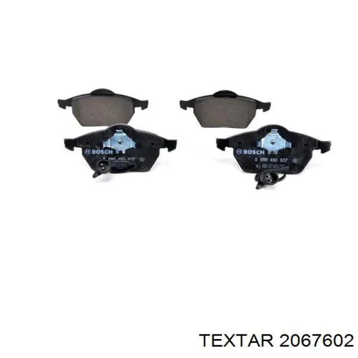 Купити 2067602 Textar Колодки гальмівні передні, дискові