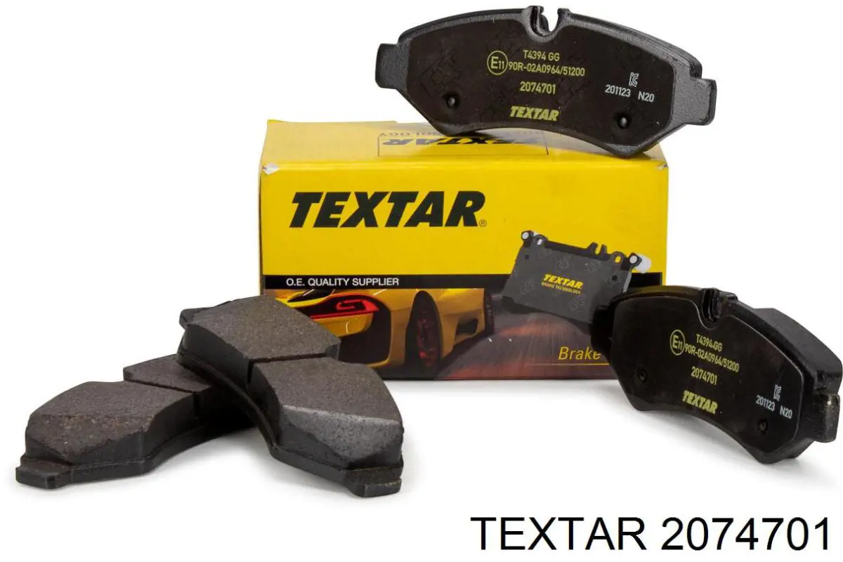 Задні гальмівні колодки Textar 2074701 ціна, від 42.40 USD