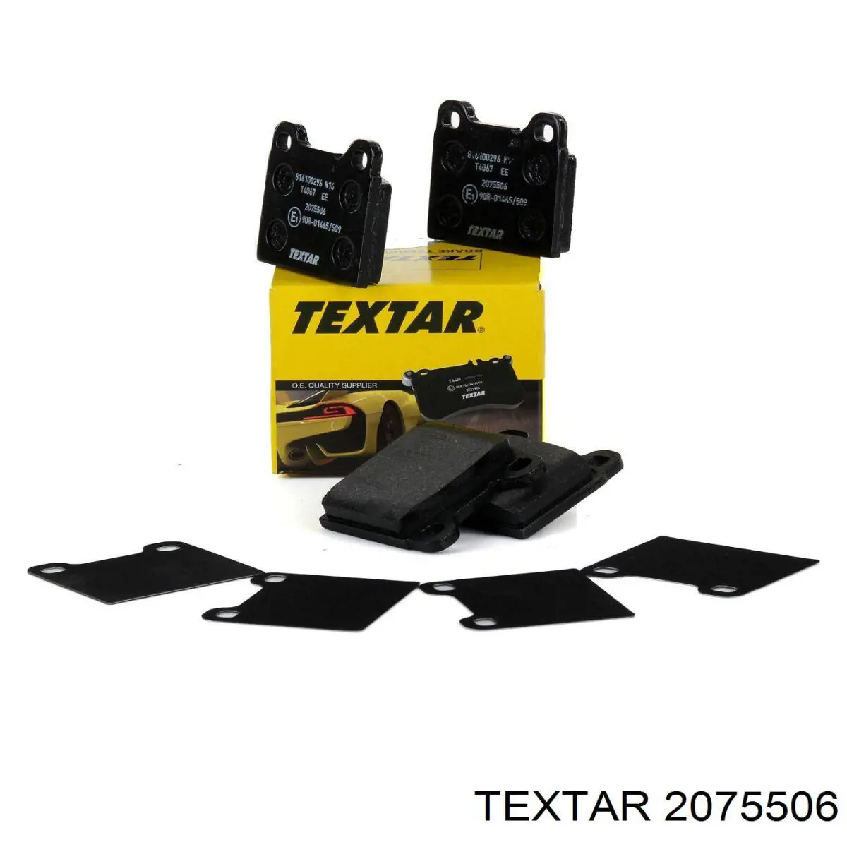 Задні гальмівні колодки 2075506 Textar