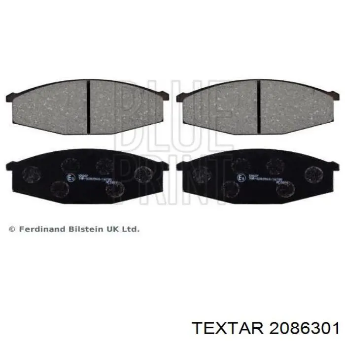 Гальмівні колодки Textar 2086301 ціна, від 16.47 USD