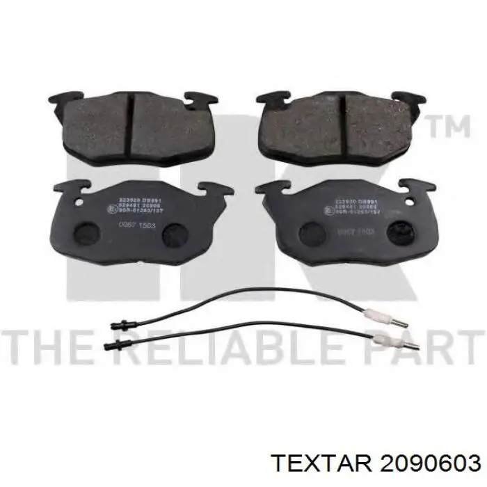 Гальмівні колодки Textar 2090603 ціна, від 15.72 USD