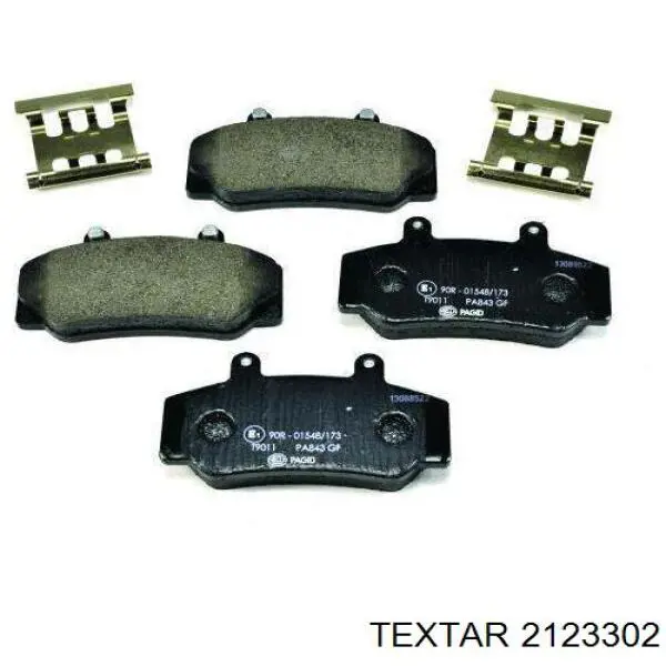 Тормозні колодки Textar 2123302