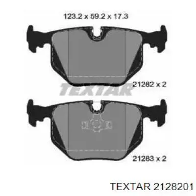 Задні гальмівні колодки Textar 2128201 ціна, від 18.75 USD