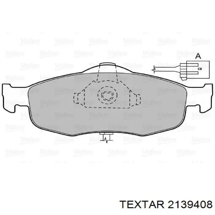 Тормозні колодки Textar 2139408