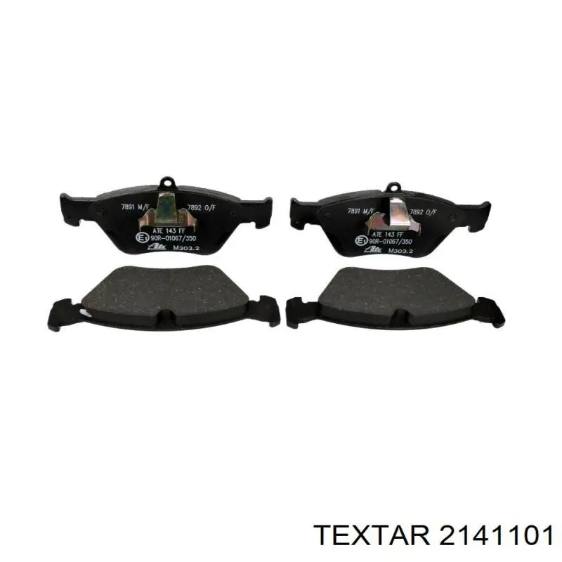 Передні тормозні колодки 2141101 Textar