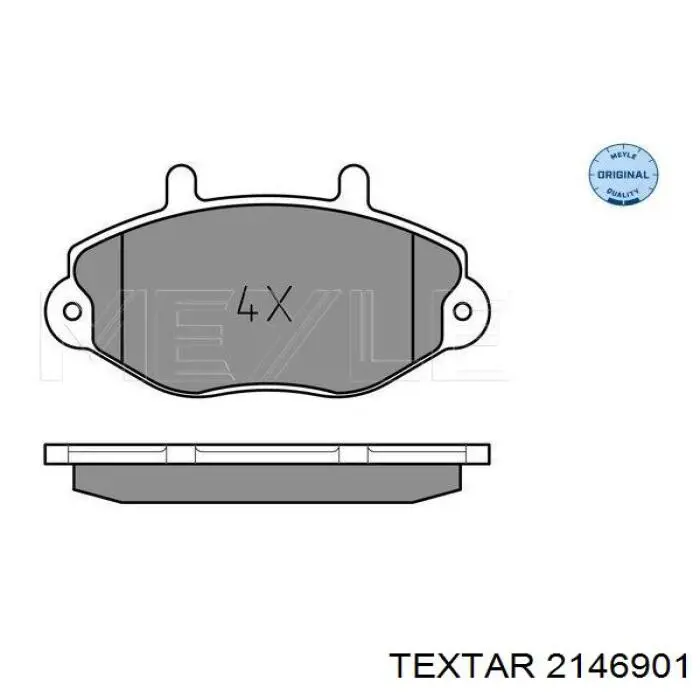 Гальмівні колодки Textar 2146901 ціна, від 16.91 USD
