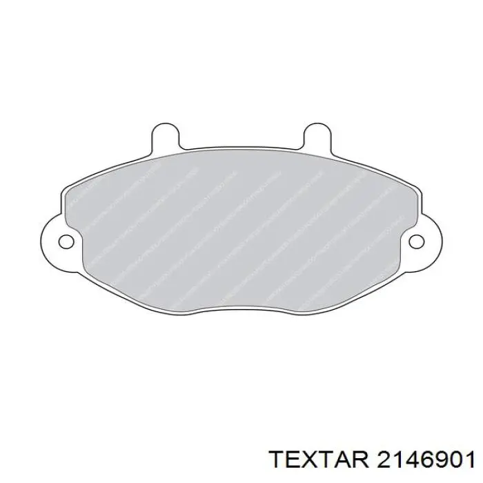 Купити 2146901 Textar Колодки гальмівні передні, дискові