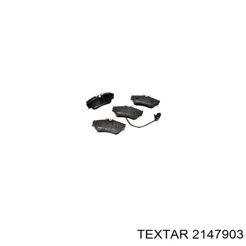 Передні тормозні колодки 2147903 Textar