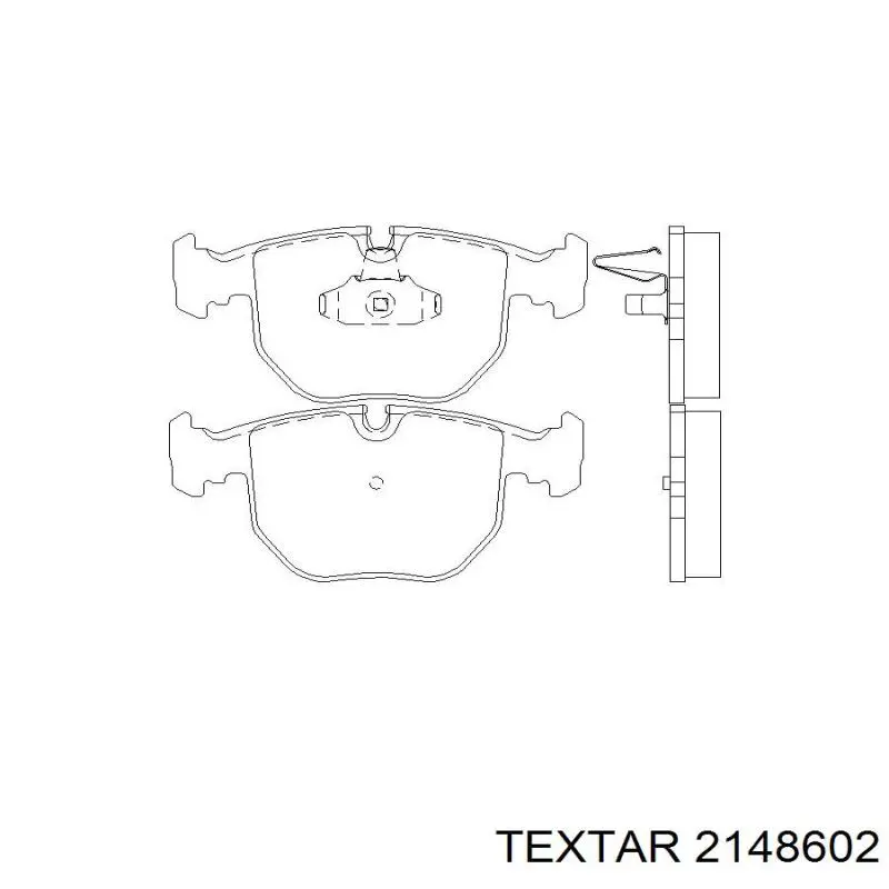 Гальмівні колодки Textar 2148602 ціна, від 59.22 USD
