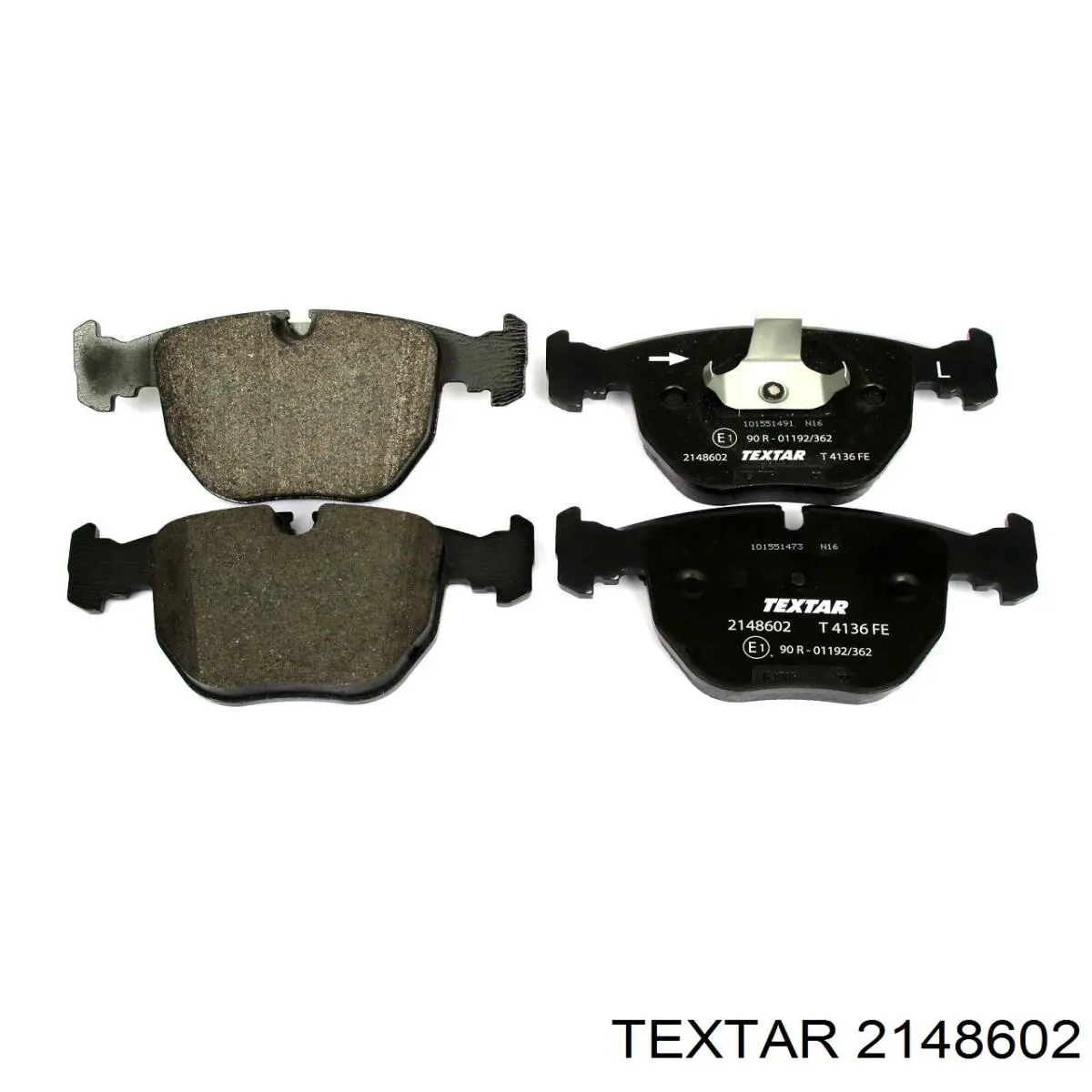 Купити 2148602 Textar Колодки гальмівні передні, дискові