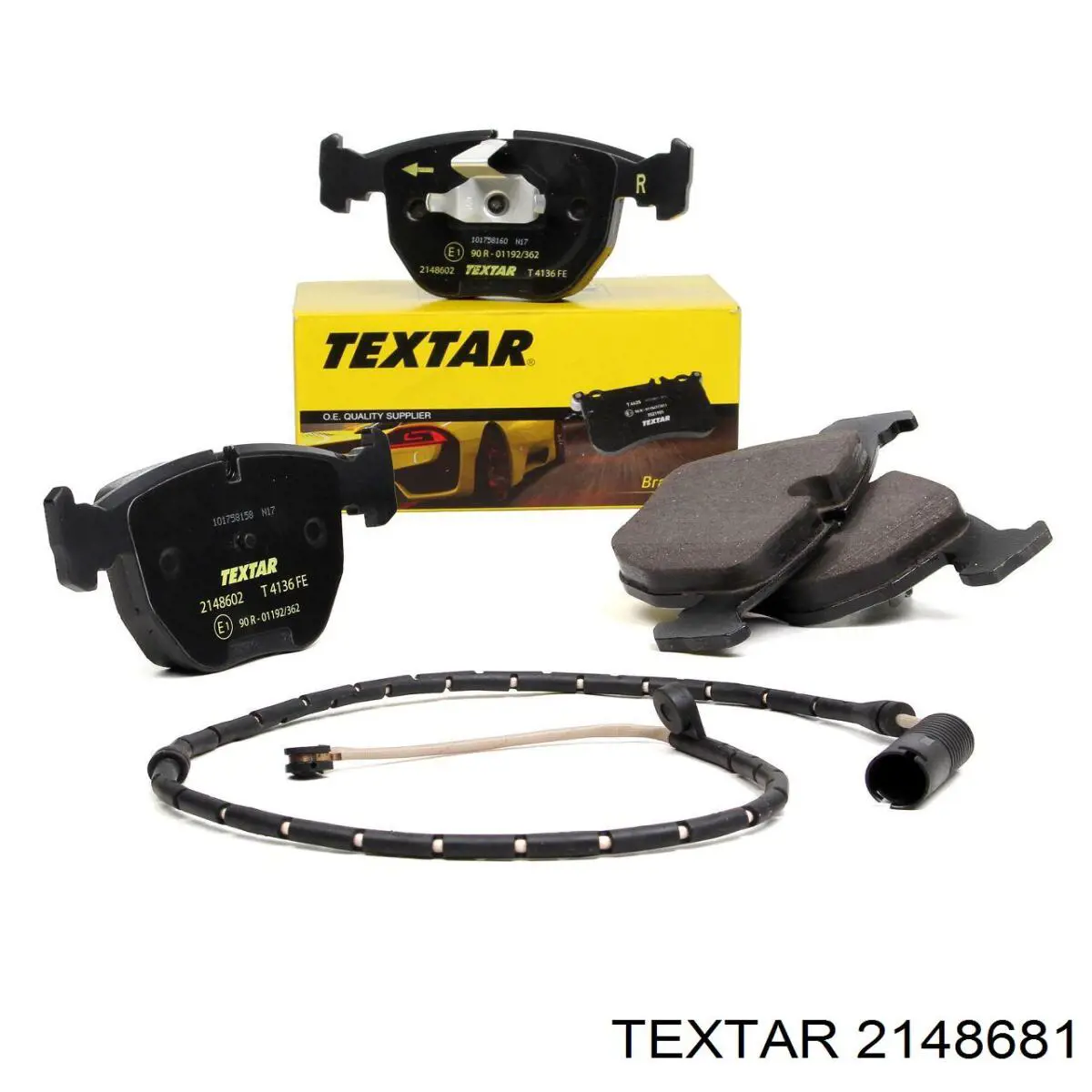 Купити 2148681 Textar Колодки гальмівні передні, дискові