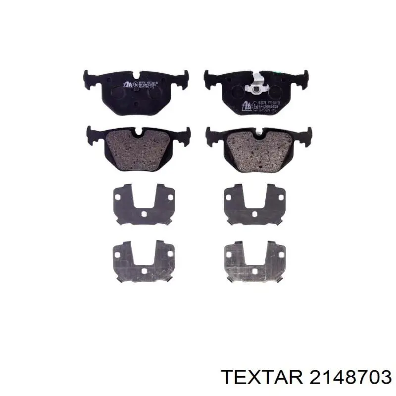 Купити 2148703 Textar Задні колодки