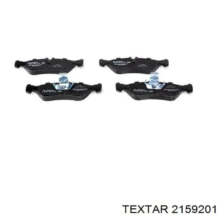 Задні гальмівні колодки 2159201 Textar