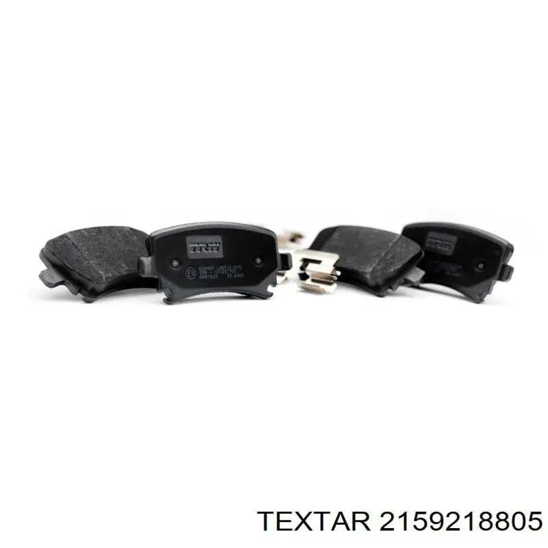 2159218805 Textar Колодки гальмівні задні, дискові