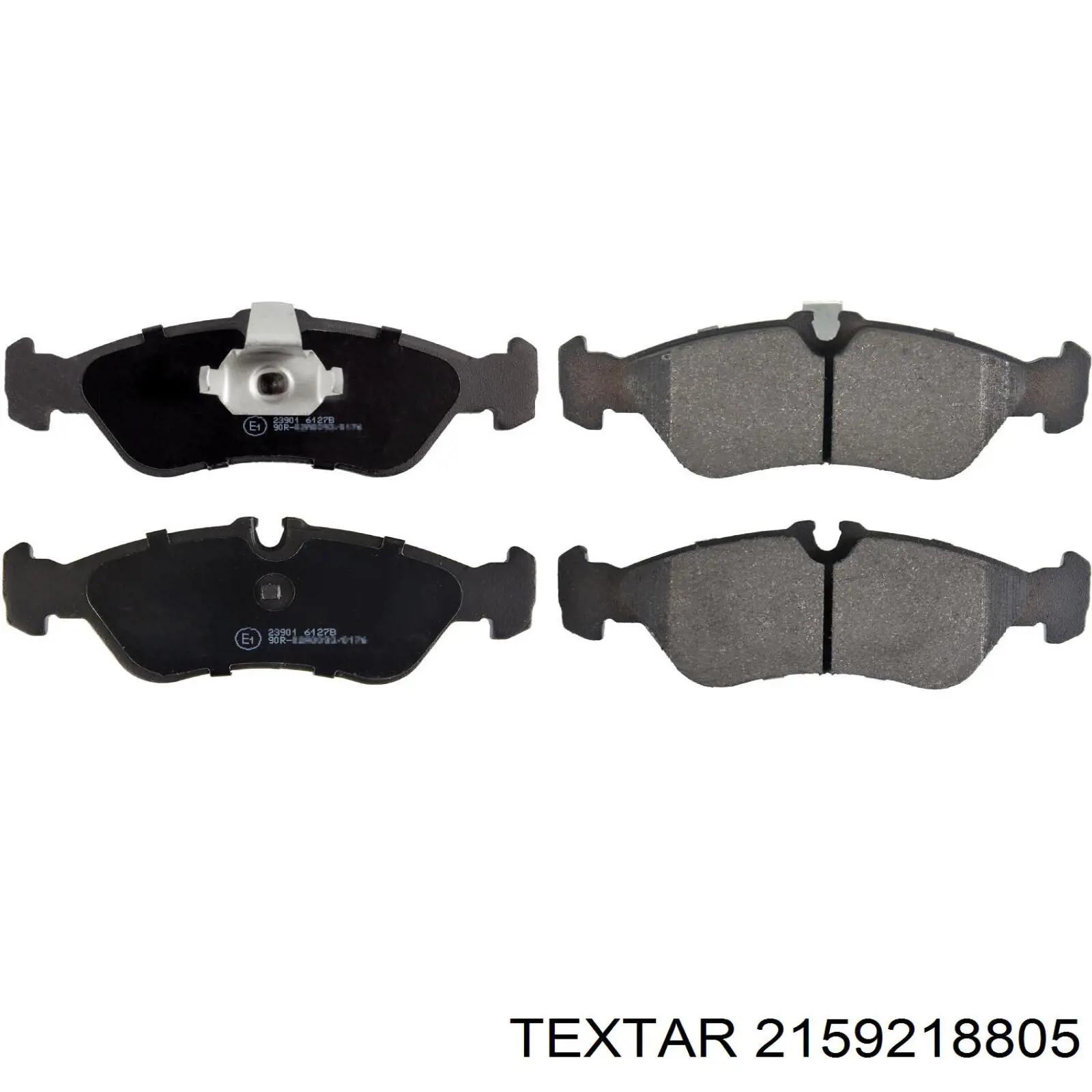 Задні гальмівні колодки Textar 2159218805 ціна, від 19.05 USD