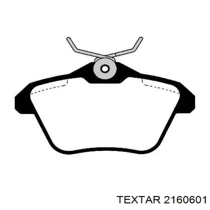 Купити 2160601 Textar Задні колодки