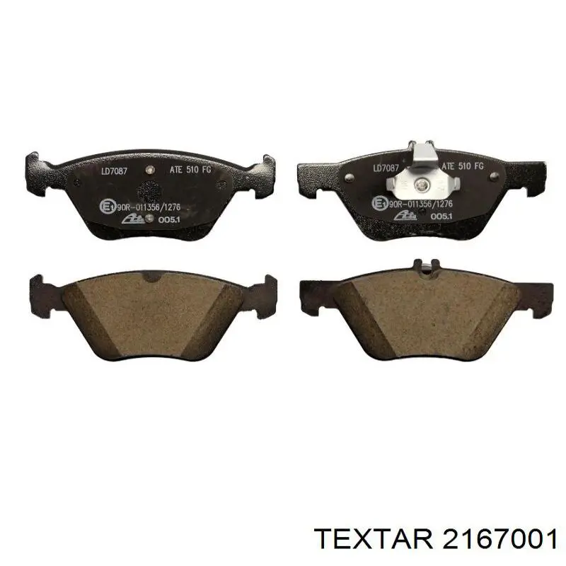 Гальмівні колодки Textar 2167001 ціна, від 20.56 USD
