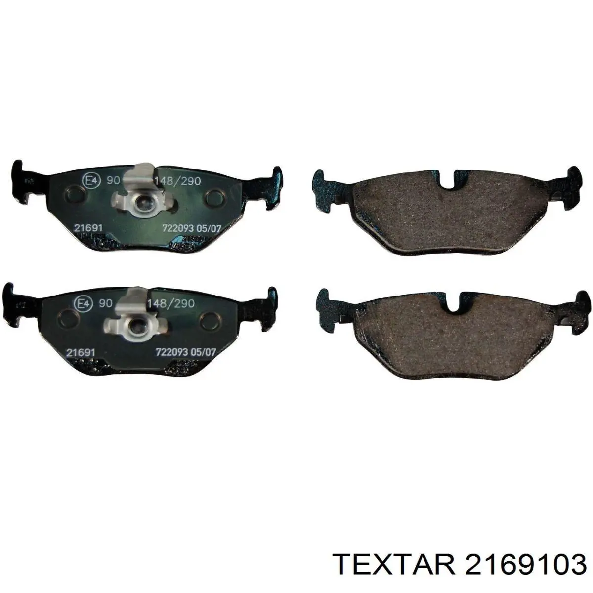 Купити 2169103 Textar Задні колодки