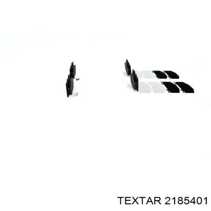 2185401 Textar Передні гальмівні колодки