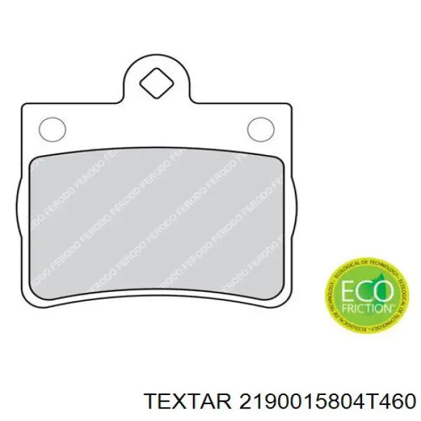 Задні гальмівні колодки Textar 2190015804T460 ціна, від 12.42 USD