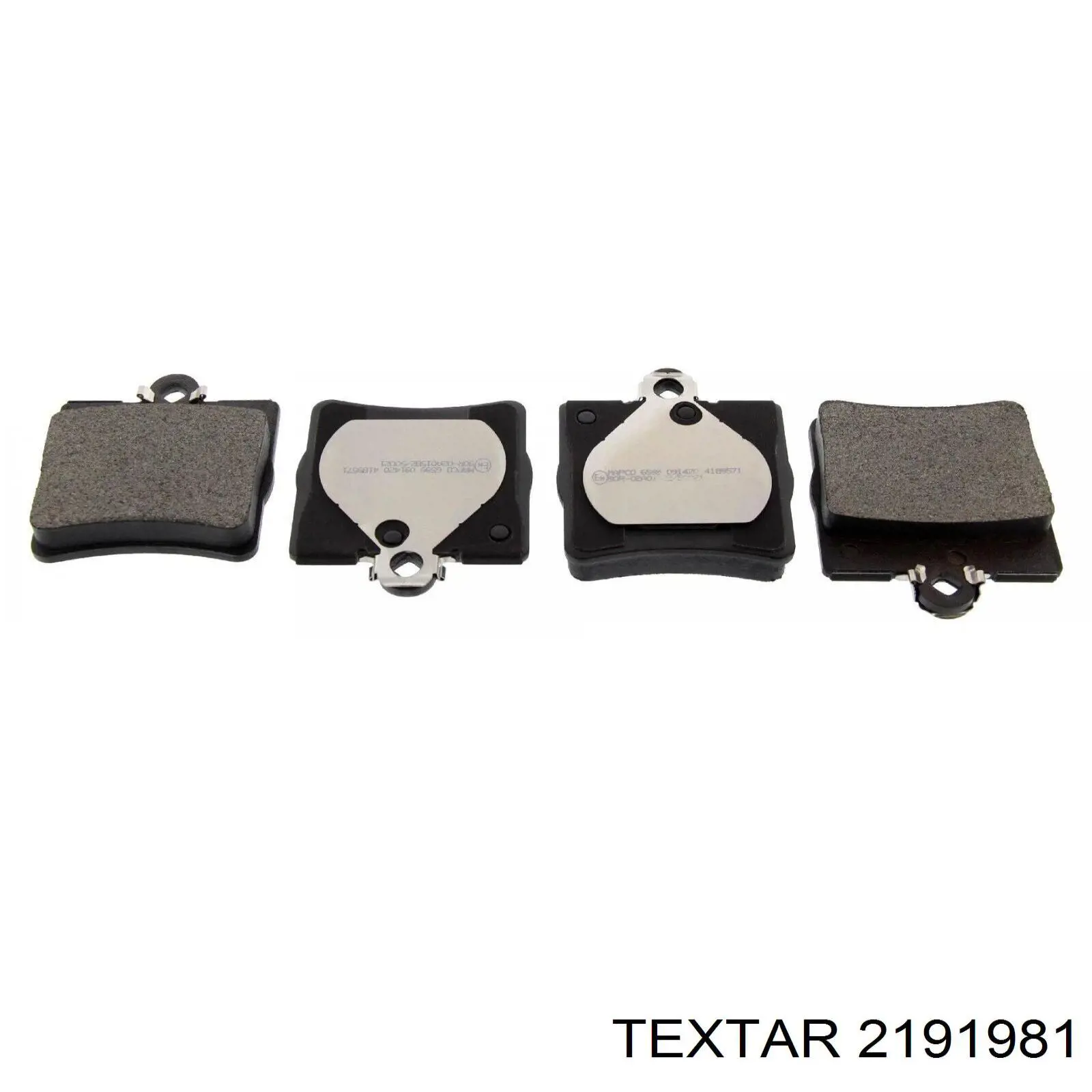 Задні гальмівні колодки Textar 2191981 ціна, від 13.51 USD