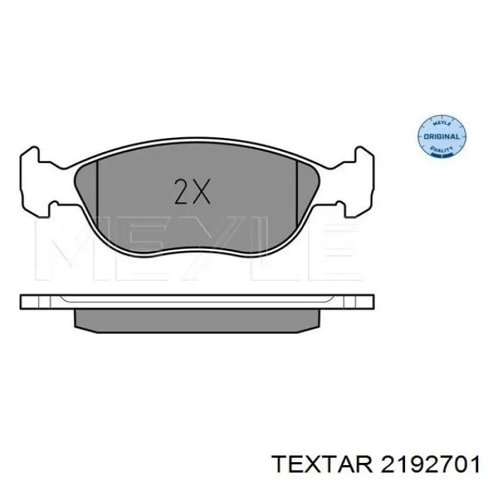 Гальмівні колодки Textar 2192701 ціна, від 17.85 USD