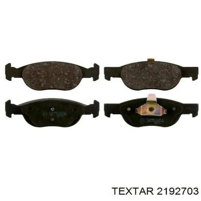 2192703 Textar Передні гальмівні колодки