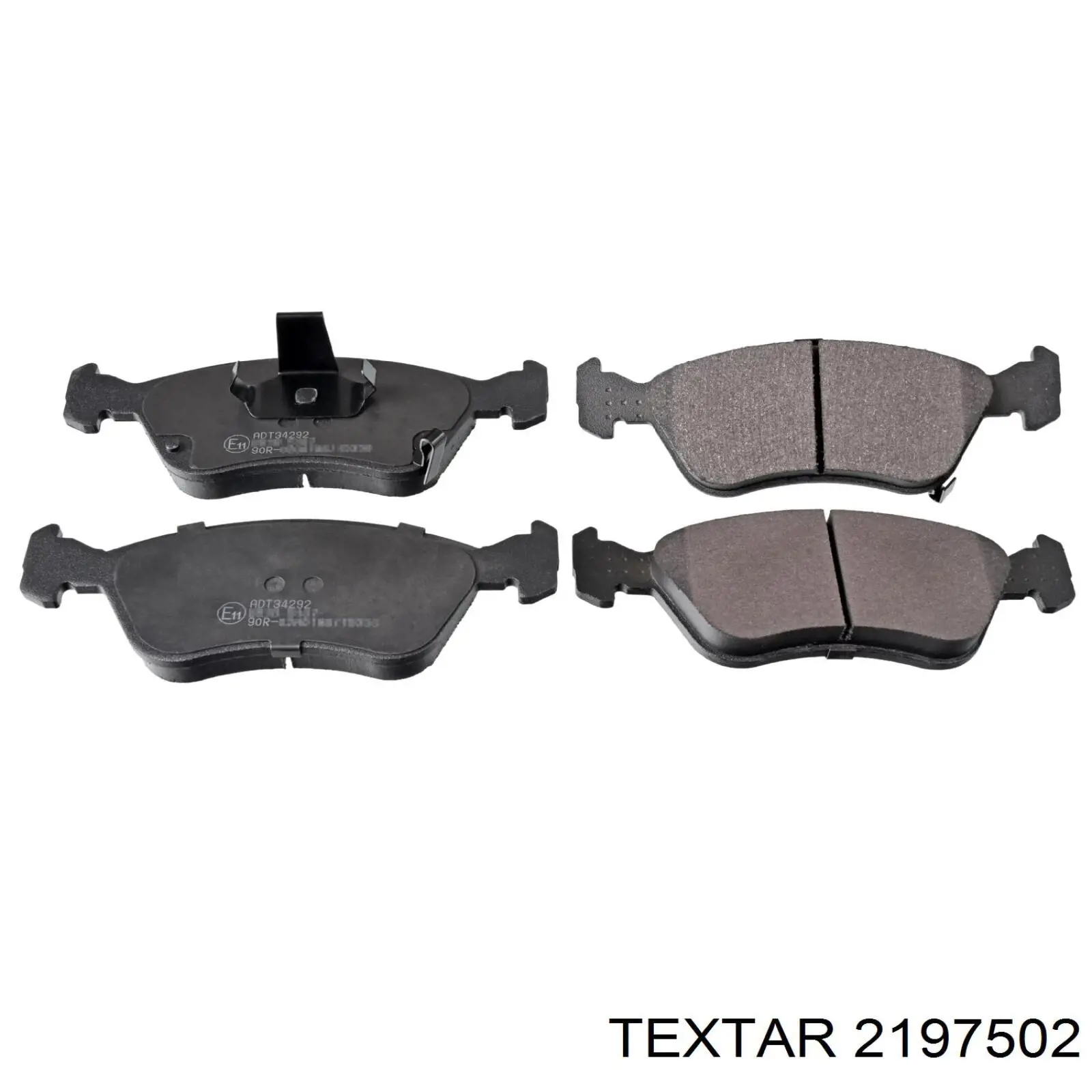 Гальмівні колодки Textar 2197502 ціна, від 17.14 USD
