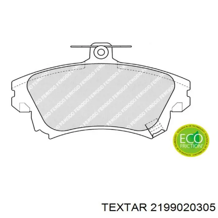 Тормозні колодки Textar 2199020305