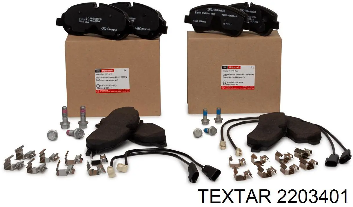 Гальмівні колодки Textar 2203401 ціна, від 42.74 USD