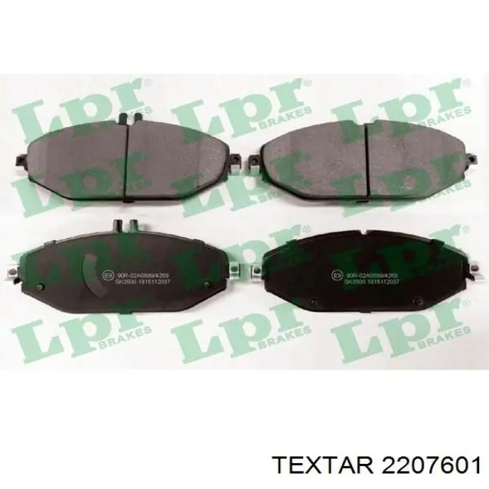Тормозні колодки Textar 2207601