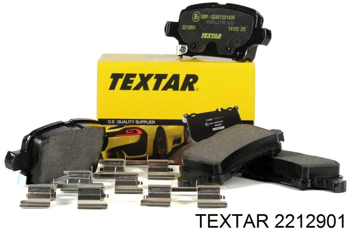 2212901 Textar Колодки гальмівні задні, дискові
