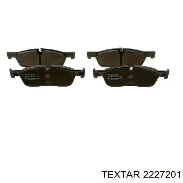 Купити 2227201 Textar Колодки гальмівні передні, дискові