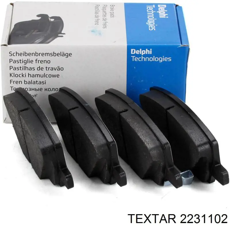 Гальмівні колодки Textar 2231102 ціна, від 44.87 USD