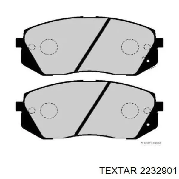 Гальмівні колодки Textar 2232901 ціна, від 26.82 USD