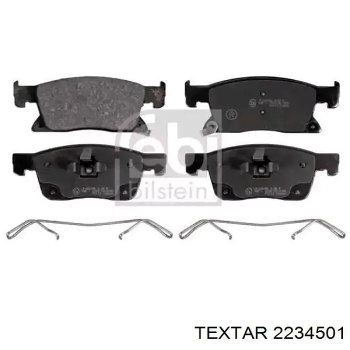 Гальмівні колодки Textar 2234501 ціна, від 31.62 USD