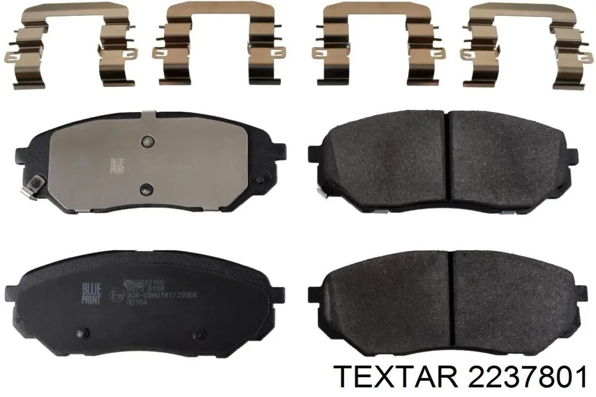 Гальмівні колодки Textar 2237801 ціна, від 32.27 USD