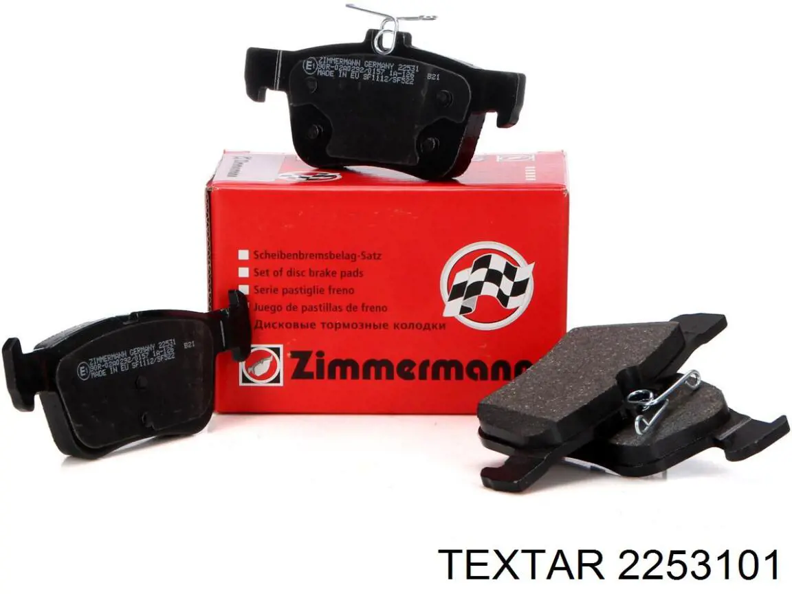 Задні гальмівні колодки Textar 2253101 ціна, від 34.33 USD