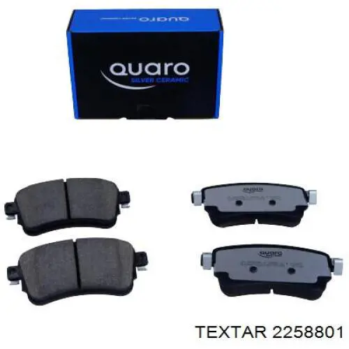 Задні гальмівні колодки Textar 2258801 ціна, від 26.53 USD
