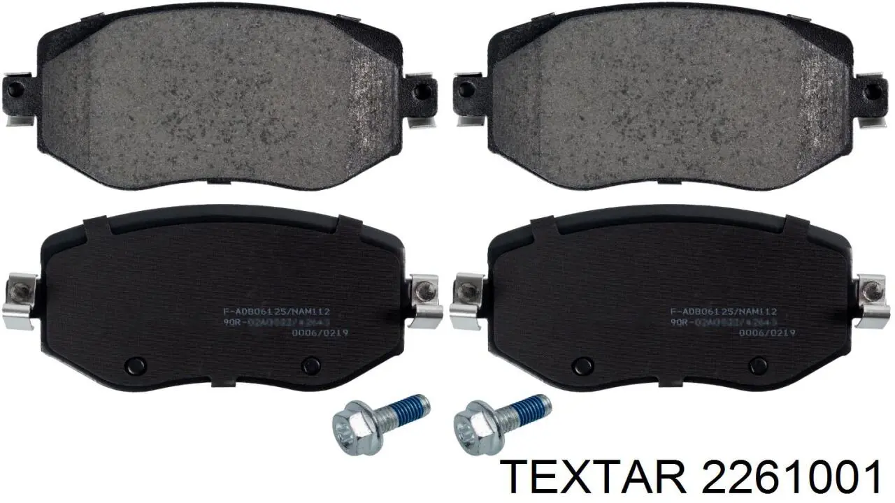 Гальмівні колодки Textar 2261001 ціна, від 29.18 USD
