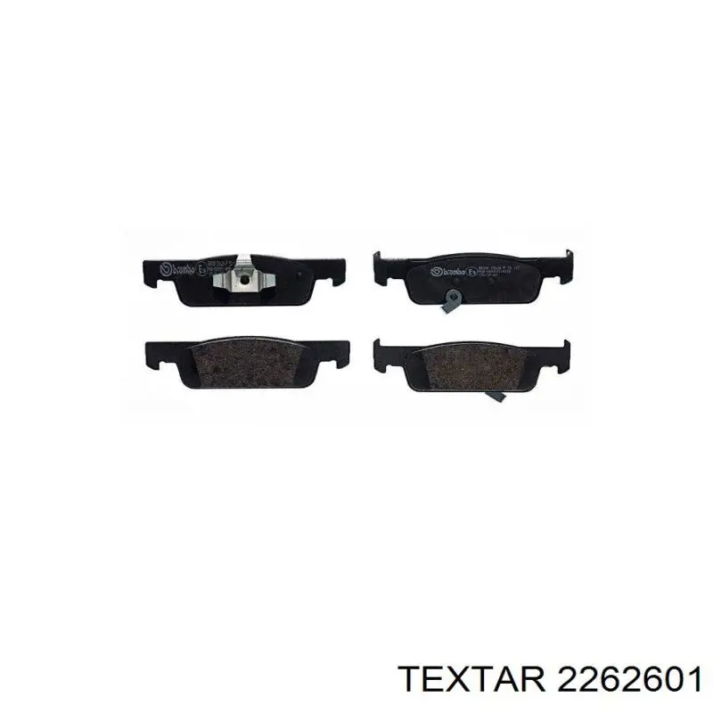 Купити 2262601 Textar Колодки гальмівні передні, дискові