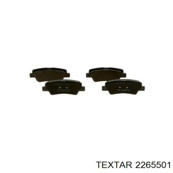 Задні гальмівні колодки Textar 2265501 ціна, від 27.54 USD
