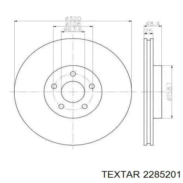 Задні гальмівні колодки Textar 2285201 ціна, від 37.66 USD