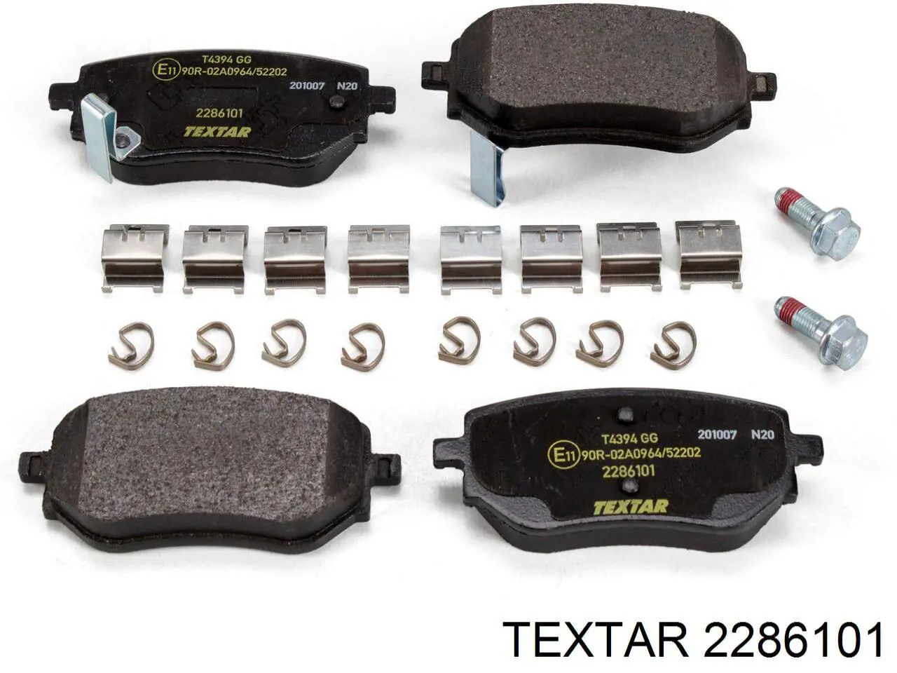 Задні гальмівні колодки Textar 2286101 ціна, від 50.13 USD