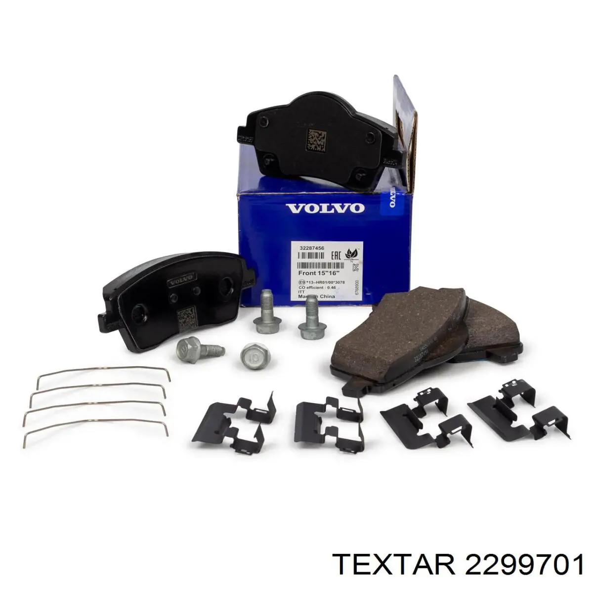 Купити 2299701 Textar Колодки гальмівні передні, дискові