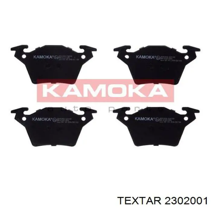 Задні гальмівні колодки Textar 2302001 ціна, від 18.36 USD
