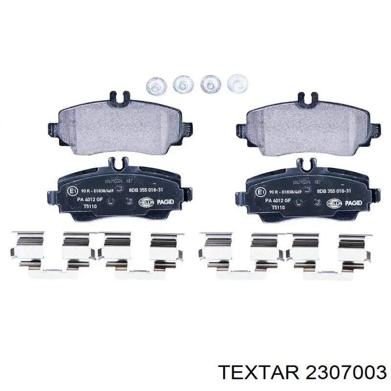 Тормозні колодки Textar 2307003
