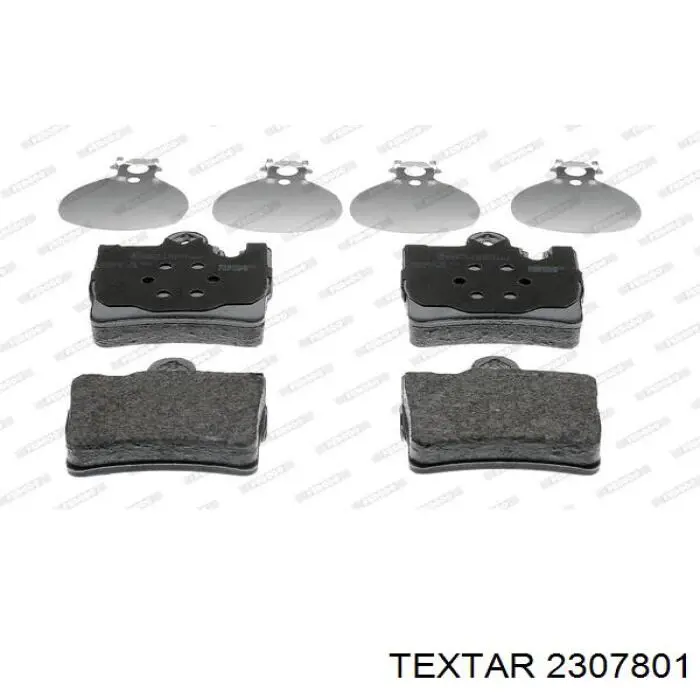 Задні гальмівні колодки Textar 2307801 ціна, від 18.49 USD