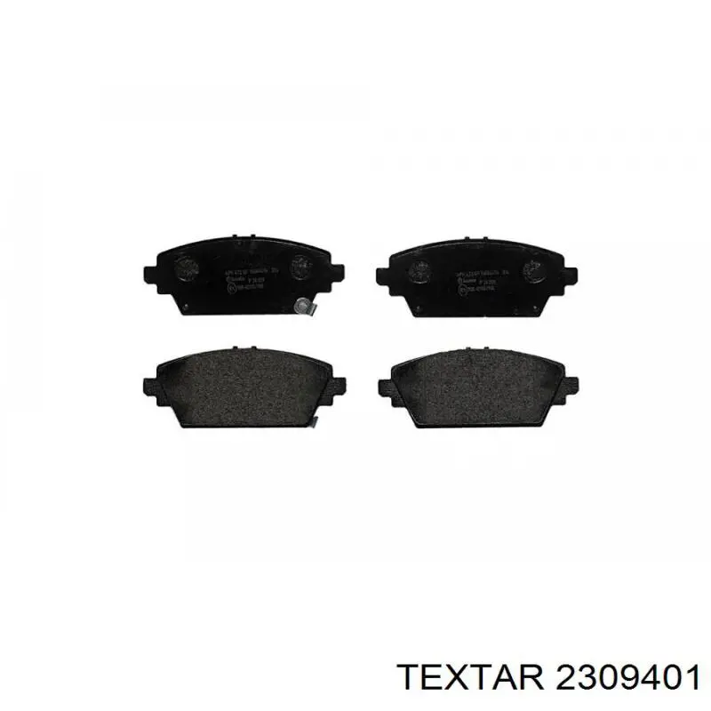 Гальмівні колодки Textar 2309401 ціна, від 19.23 USD
